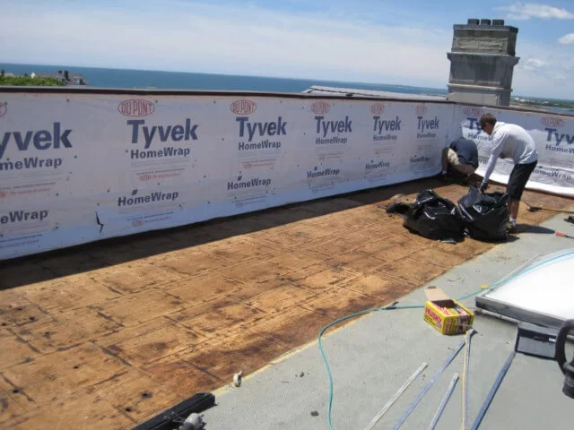 Installation process for Flat Roof