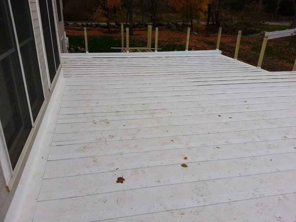 PVC Rubber roof under deck