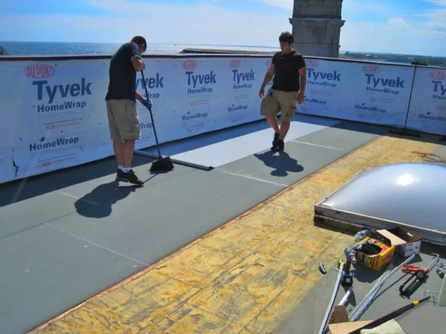 Installation process for Flat Roof