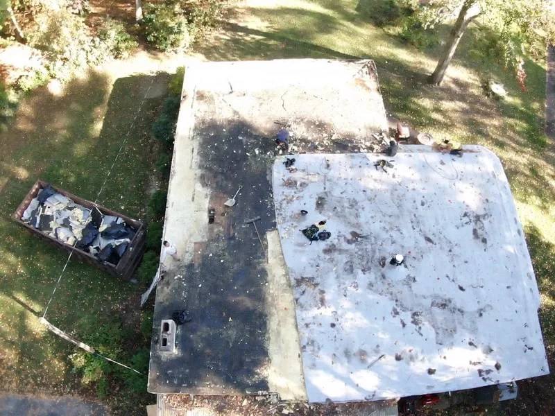 flat roof preparation