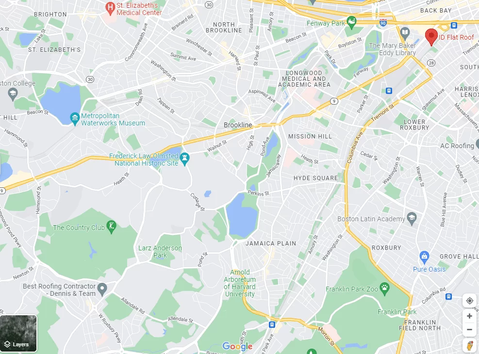 ID Flat Roof - Brookline Roofers