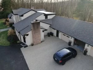 brookline roofing - roof and car