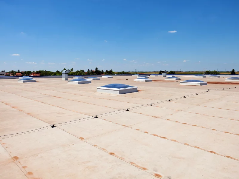 PVC Flat Roof Installation