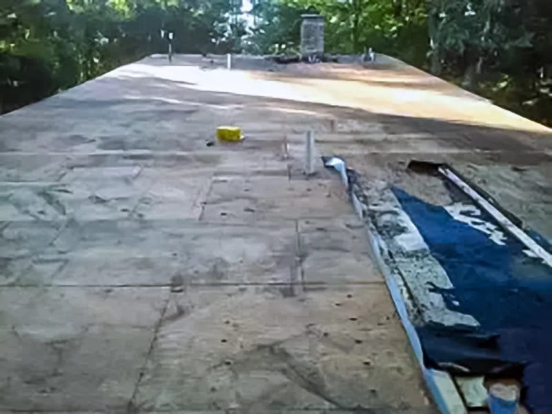 Preparing Surface for PVC Roof Installation Lexington MA