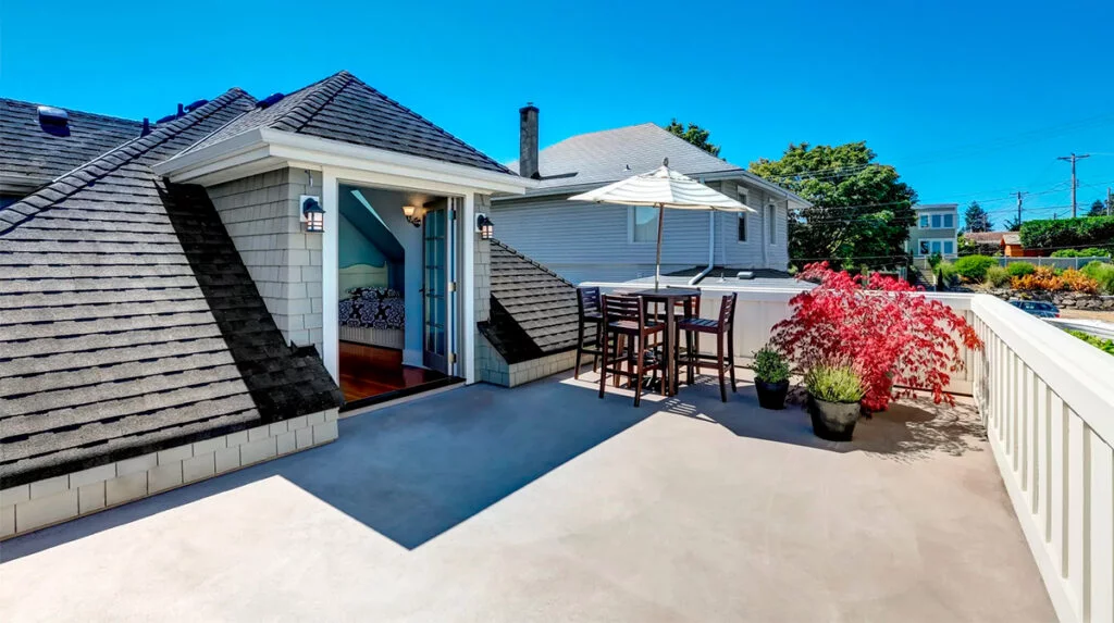 roof pvc decking