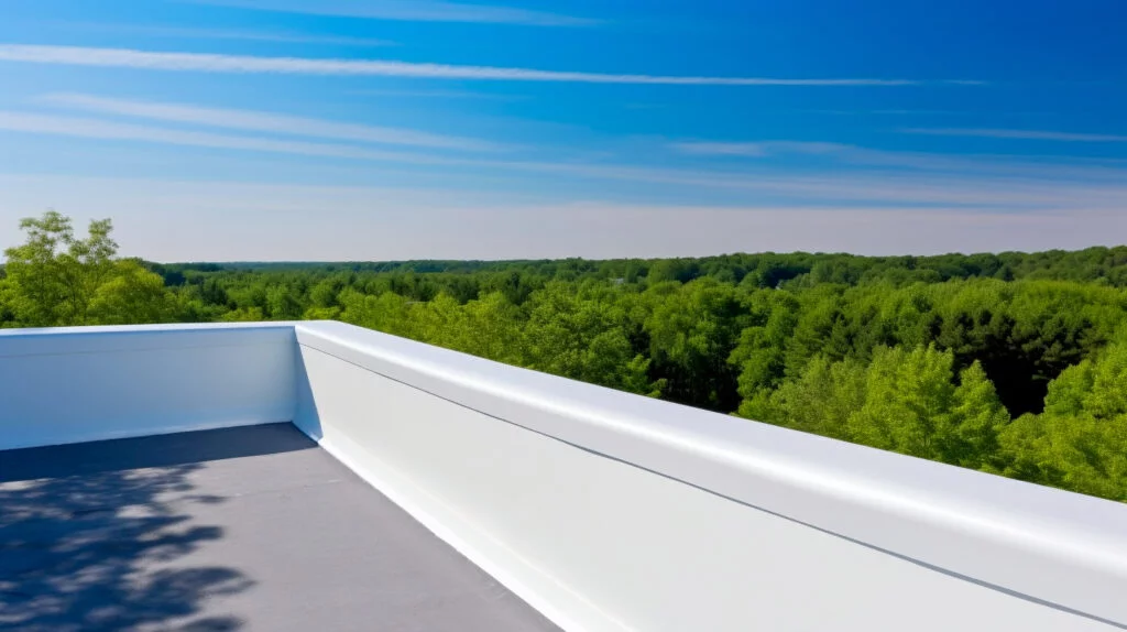 parapet wall in Boston Massachusetts