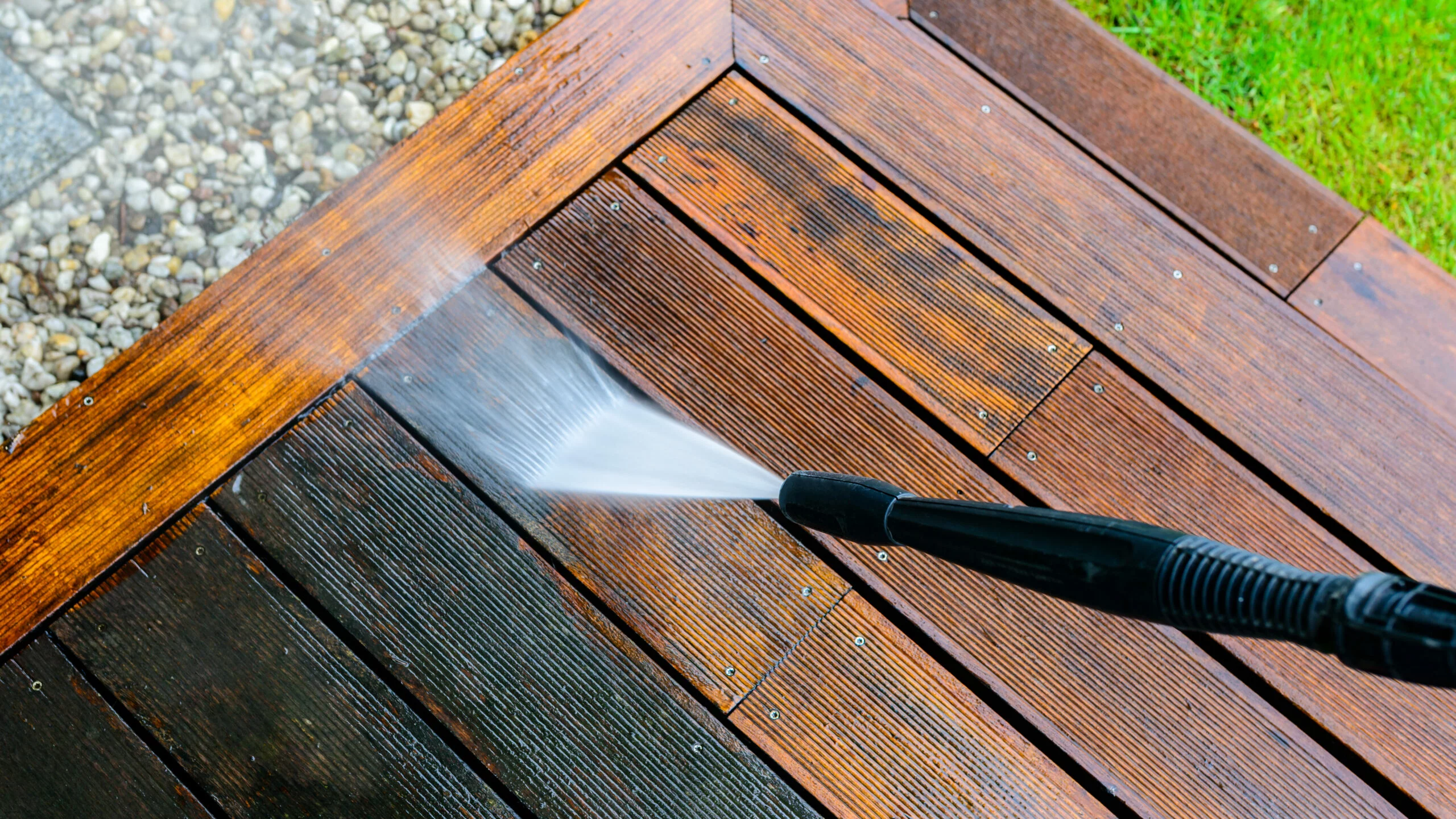 Pressure Water for Deck Restoration