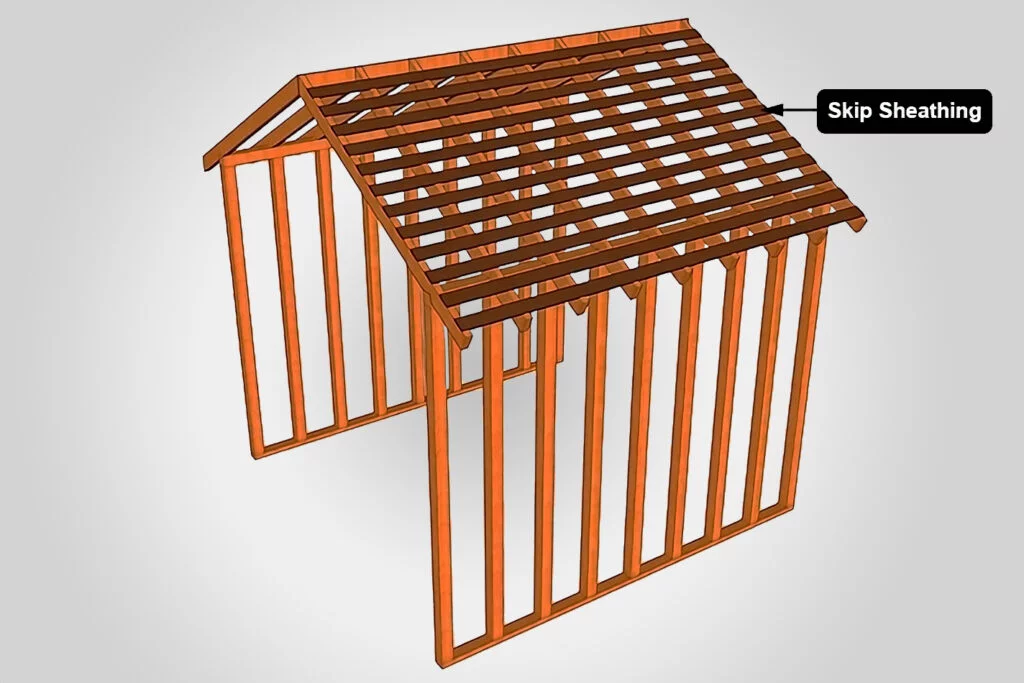 Skip Sheathing
