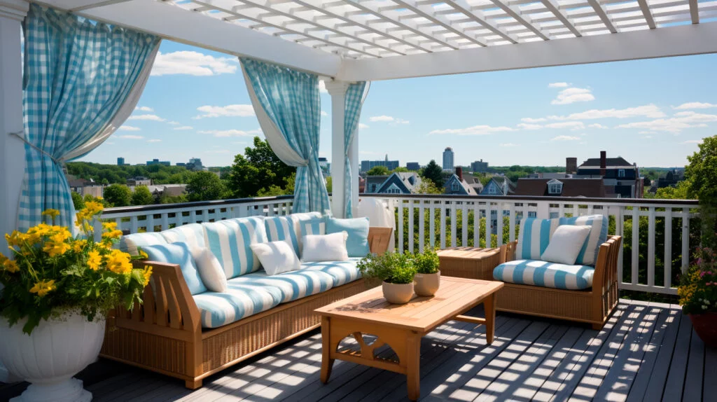 gingham curtains