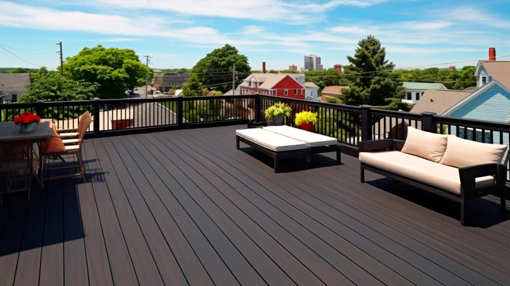 waterproof decking over living space