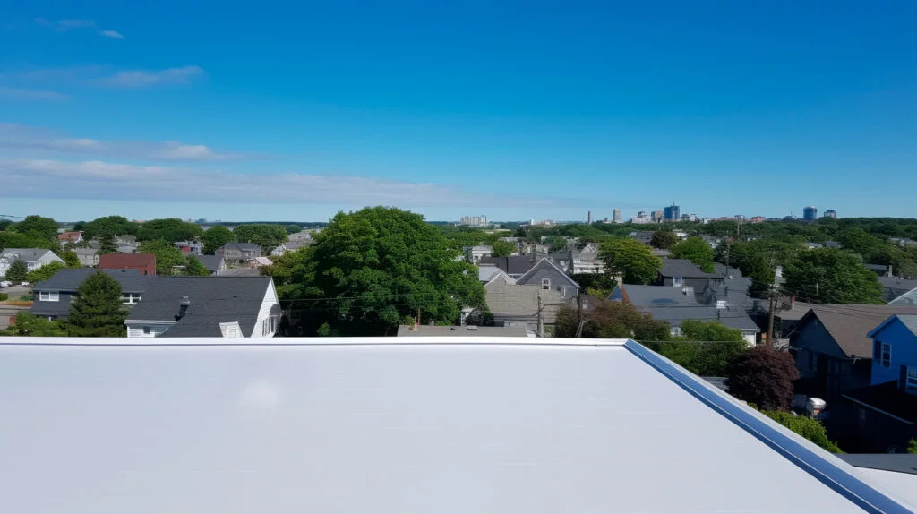 Roof installation in Boston, Massachusetts