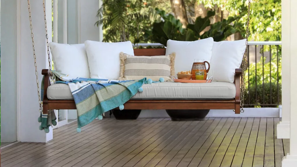 Porch with a Swing