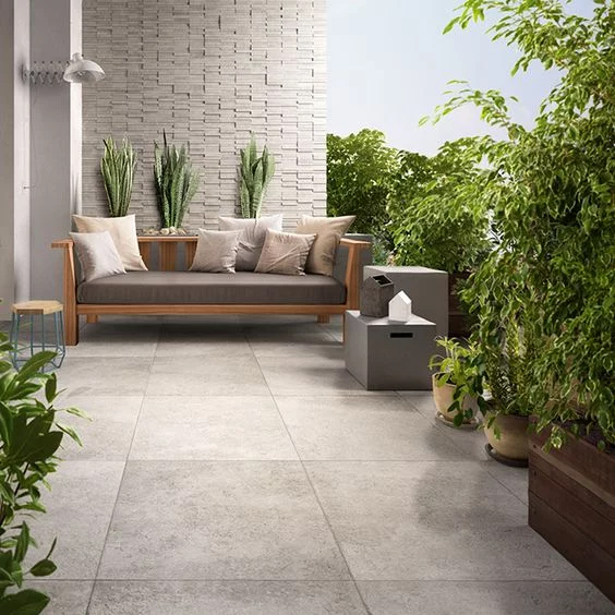 Ceramic Tile Porch