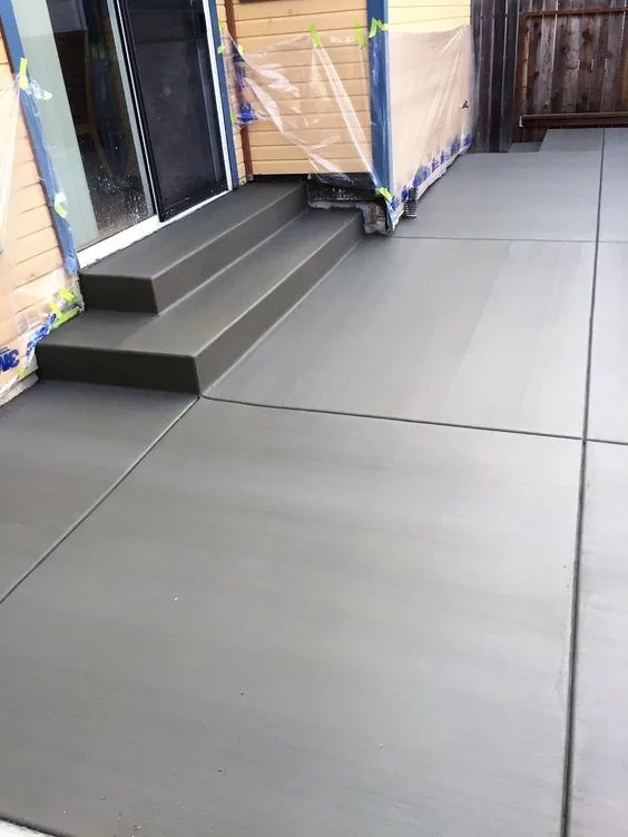 Concrete Front Porch
