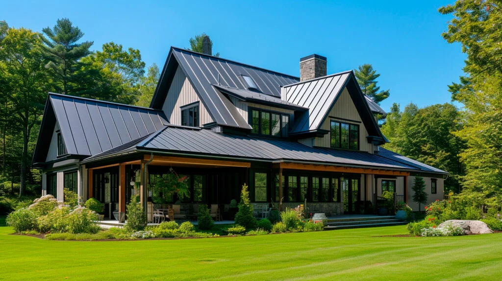 the Metal Roof house - best materials for roofing