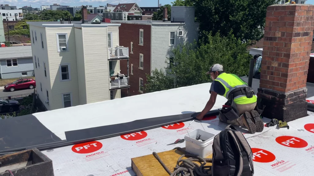 33 Jefferson Street - PVC Roof Installation