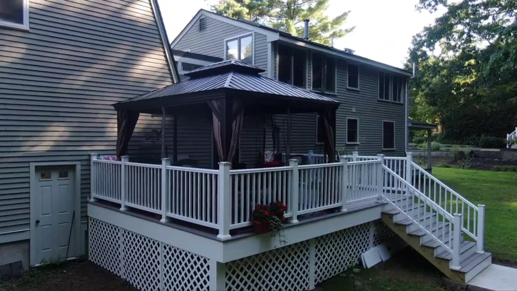 Backyard Porch in Massachusetts