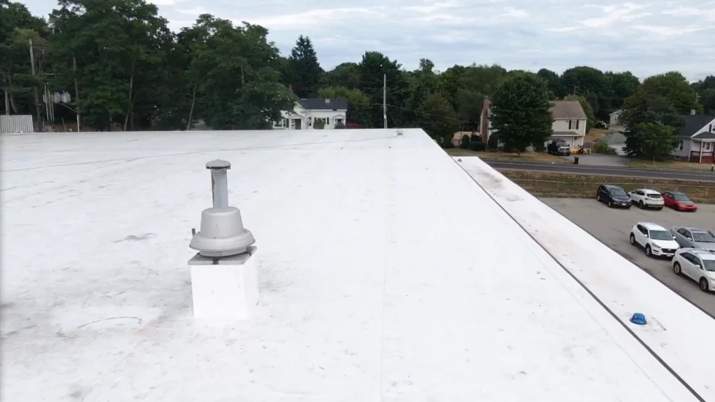 PVC Roof with chimney