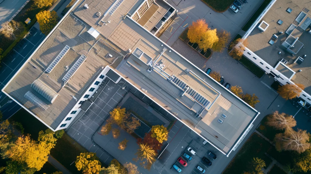 Commercial flat roof maintenance and inspection