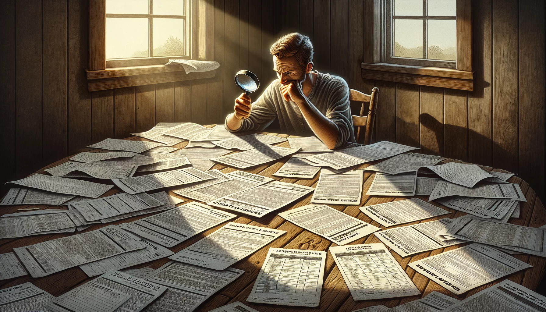 Illustration of written estimates from roofing contractors