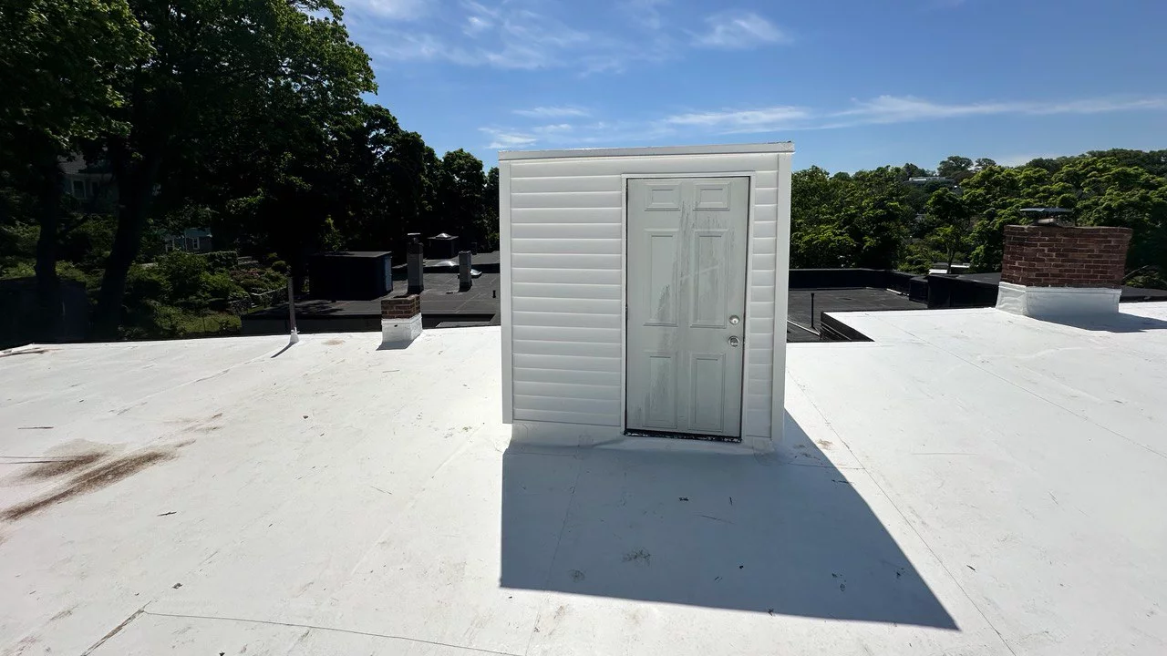 PVC Roof Brookline - On the roof