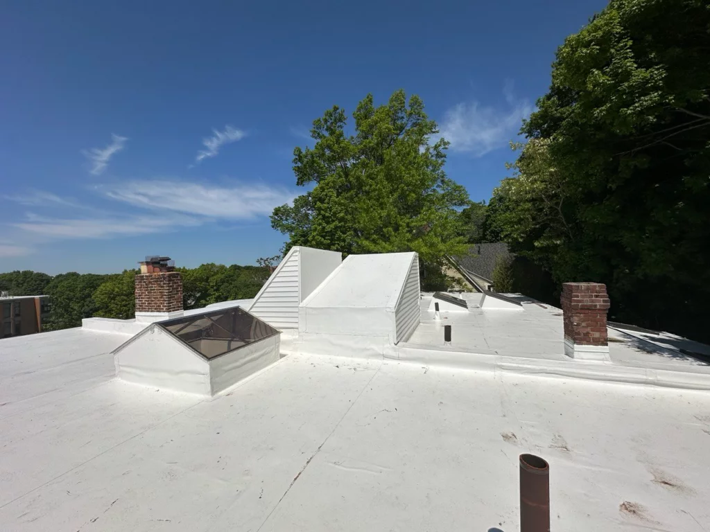 PVC Roof Brookline - On the roof