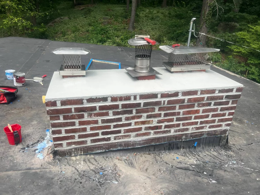 chimney in roofing wayland