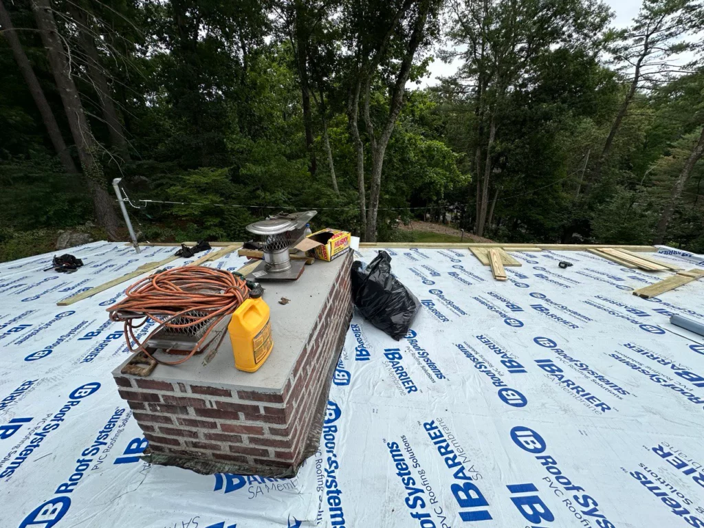 Roofing in Wayland - Installation of IB Barrier