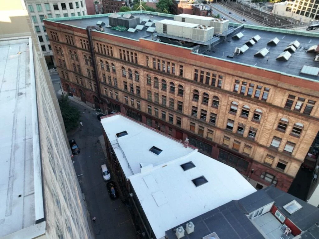 Boston's latest PVC roof installatio