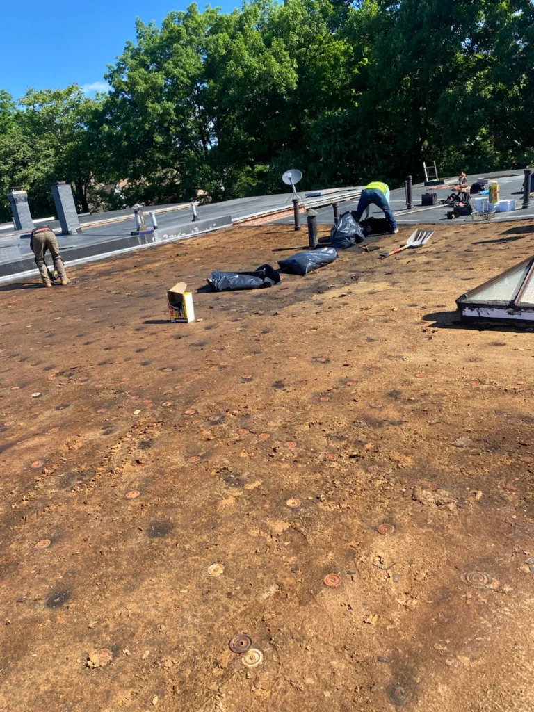 Preparing a Flat Roof - Removing Old Material