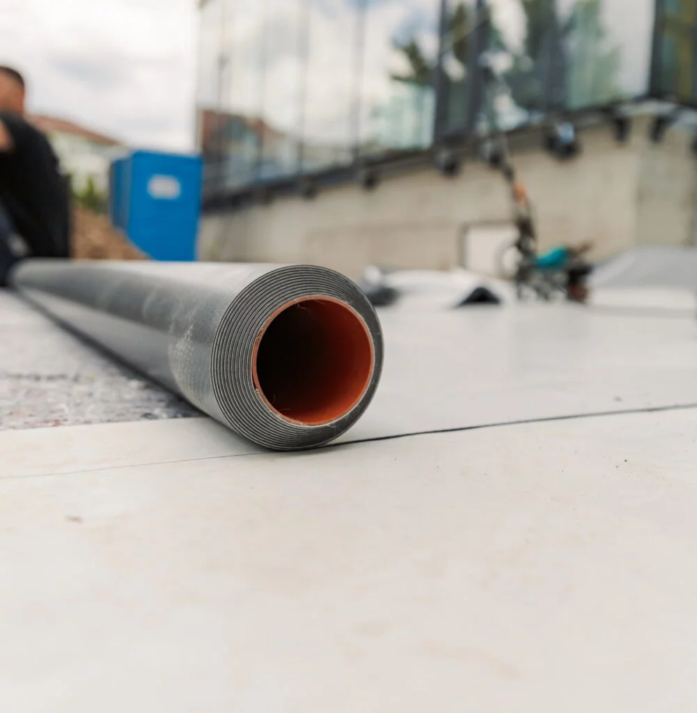 pvc roofing membrane - Flat Roof Installation