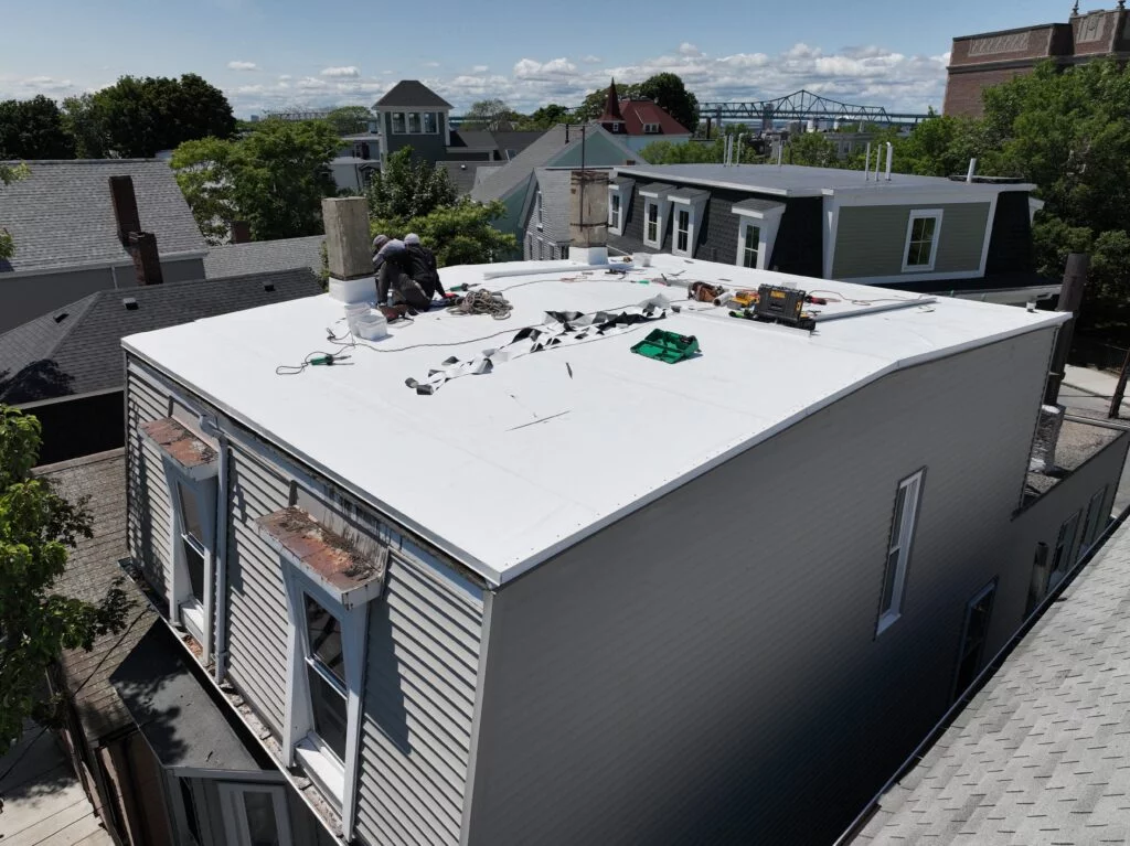 122 Eutaw St Boston Roofing - Low Slope Roof