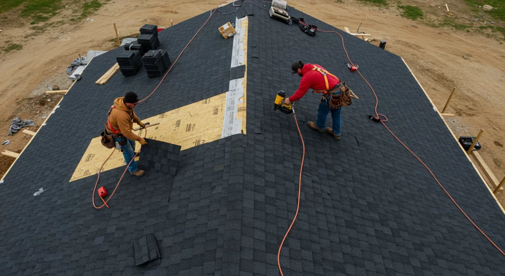 shingles roofing Acushnet