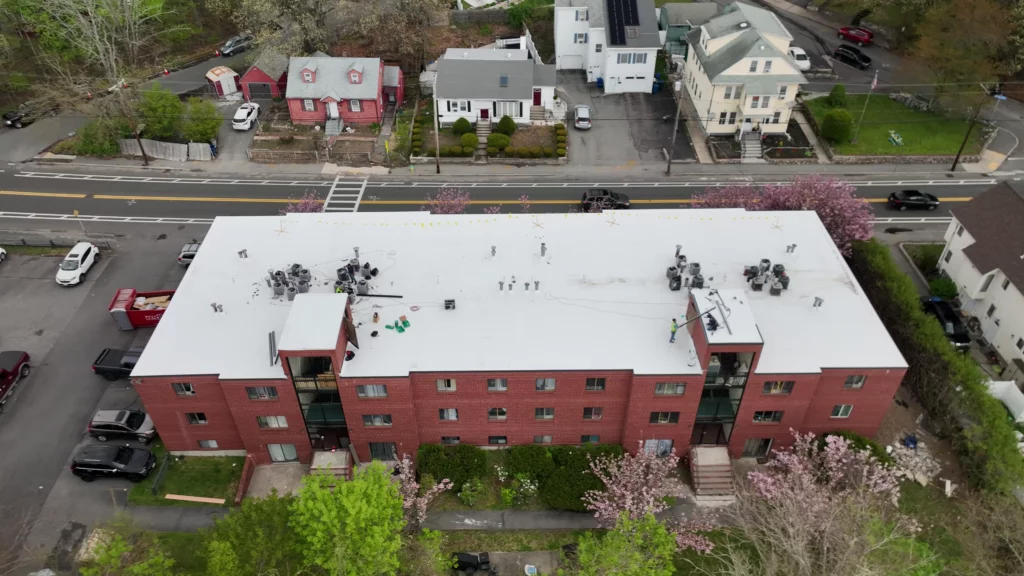 Replacing Old Gravel Roof with PVC Roofing Membrane in Massachusetts