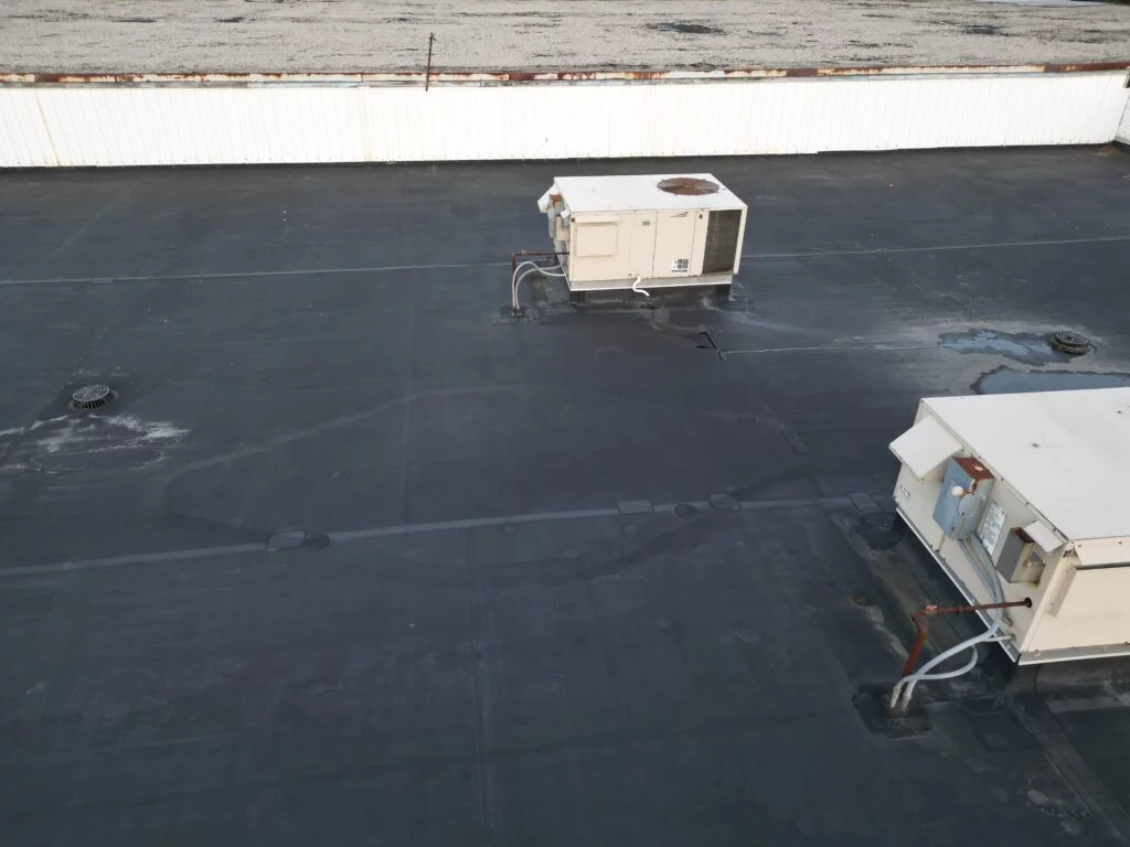 Flat roof with HVAC units at 155 Thompson Rd Webster