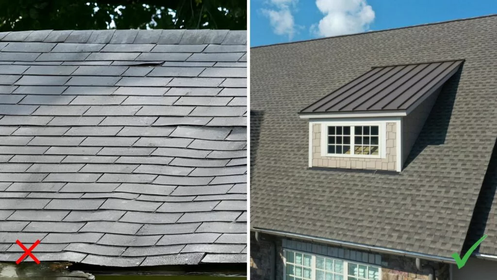 sagging roof in boston