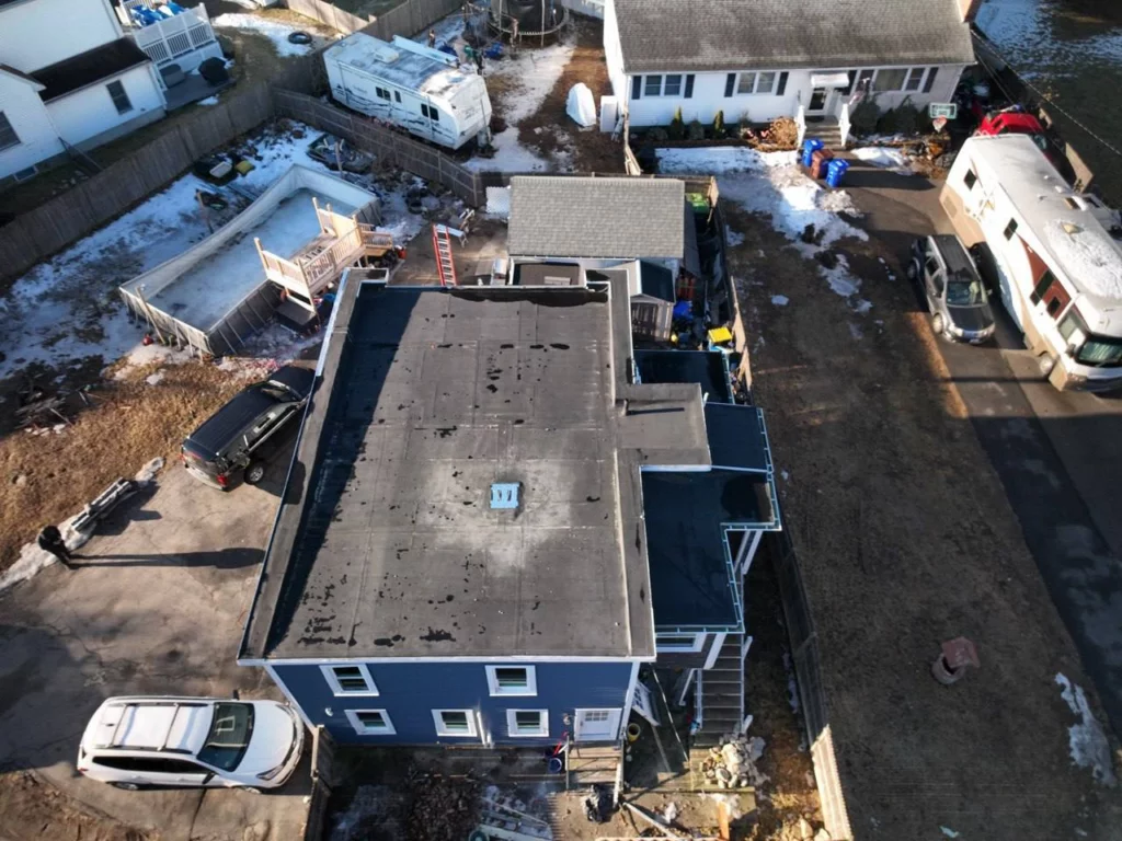 PVC roofing replacement at Solaris Rd Hyde Park
