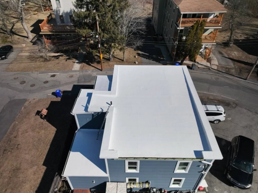 Roof replacement at Solaris Rd Hyde Park by ID Flat Roof