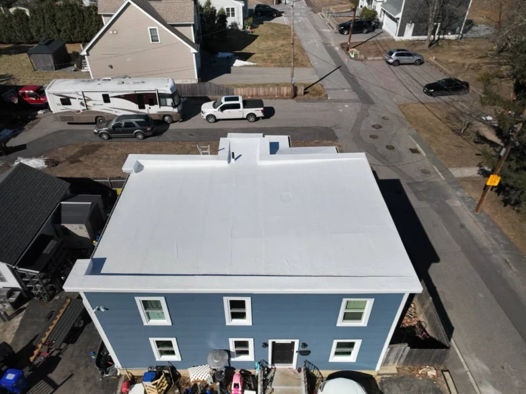 Solaris Rd PVC roofing replacement in Hyde Park