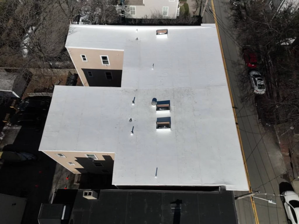 Roofing Cambridge roof replacement at Columbia St