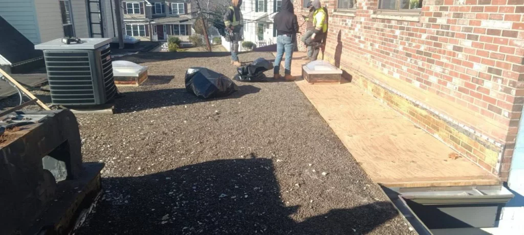 Roofing Needham by ID Flat Roof at 378 Hillside Ave