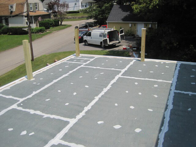 Installation process for Flat Roof