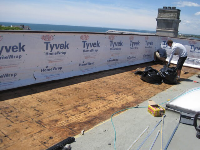 Installation process for Flat Roof