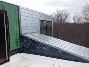Metal Shingles and PVC Roof Installation