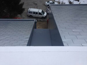 Metal Shingles and PVC Roof Installation