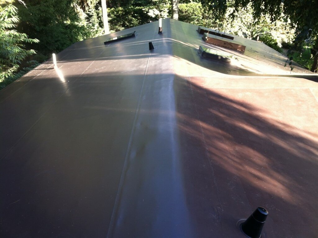 PVC Membrane Installation on Low Pitch Roof