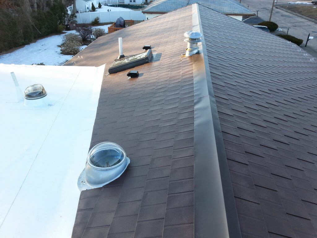 Roofers Needham preparing the roof - stage 1
