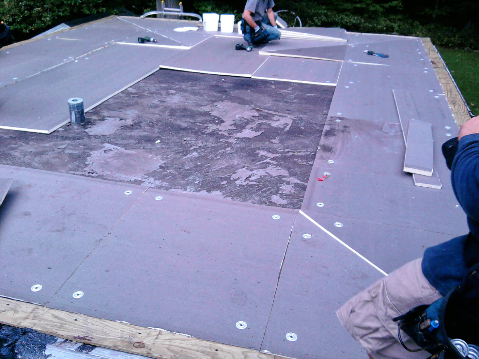 Installation process for Flat Roof