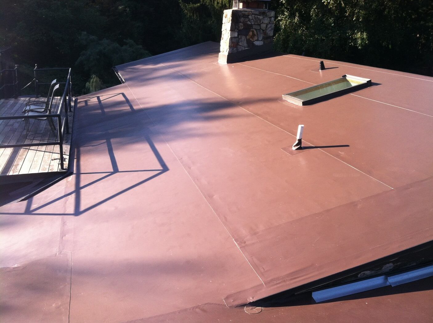 PVC Low Pitch Roof Installation Newton MA ID Flat Roof