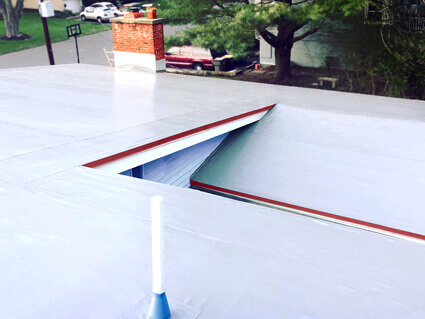 PVC roof installation